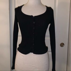 Black Brandy Melville button down cardigan